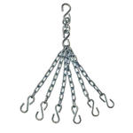 Swivel with 6 Steel Chains S Hook Connectors Punch Bag