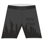 Custom New York Print workout Shorts 