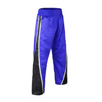 Satin Kickboxing Pants Blue