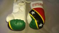 St Kitts Nevis Flag Mini Boxing gloves