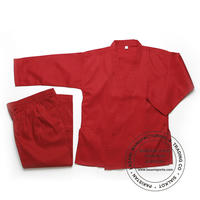 Red Karate Uniforms 8 OZ 100% Cotton