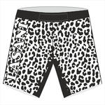 Custom Design Leopard Print MMA Shorts 