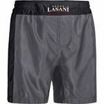 Grey Black Wrestling Shorts 