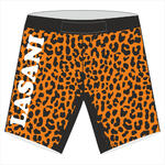 Custom Design Leopard Print MMA Shorts 