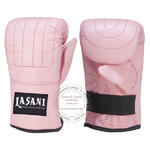 Boxing Punching Bag Gloves Black Leather 