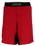 Grappling Shorts Red - Crotch Flex Panel