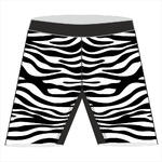 Custom Print Design MMA Shorts Zebra 