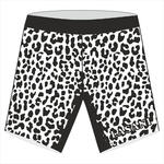 Custom Design Leopard Print MMA Shorts 