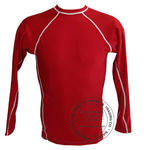 Red Full Sleeves Rash Guards 