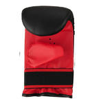 BOXING PUNCH BAG BALL MITT - PU BLACK-RED