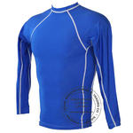 Blue Full Sleeves Rash Guards 