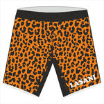 Custom Design Leopard Print MMA Shorts 