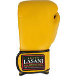 Yellow Lace Up Boxing Gloves - Leather 