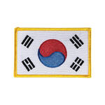 Gold Korean Flag Patch