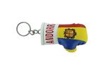 Cute Andorra Boxing Gloves Key Chain