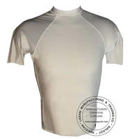 White Rash Guards Short Sleeves