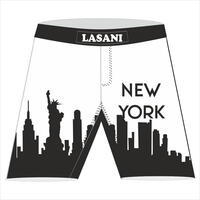 Custom New York Print workout Shorts 