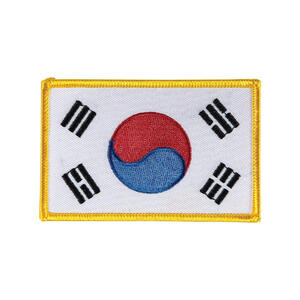 Gold Korean Flag Patch