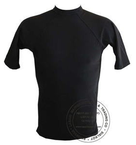 NoGi Jiu Jitsu Rash Guard - Black - White Side Panel  